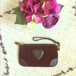 Juicy Couture Black Wristlet